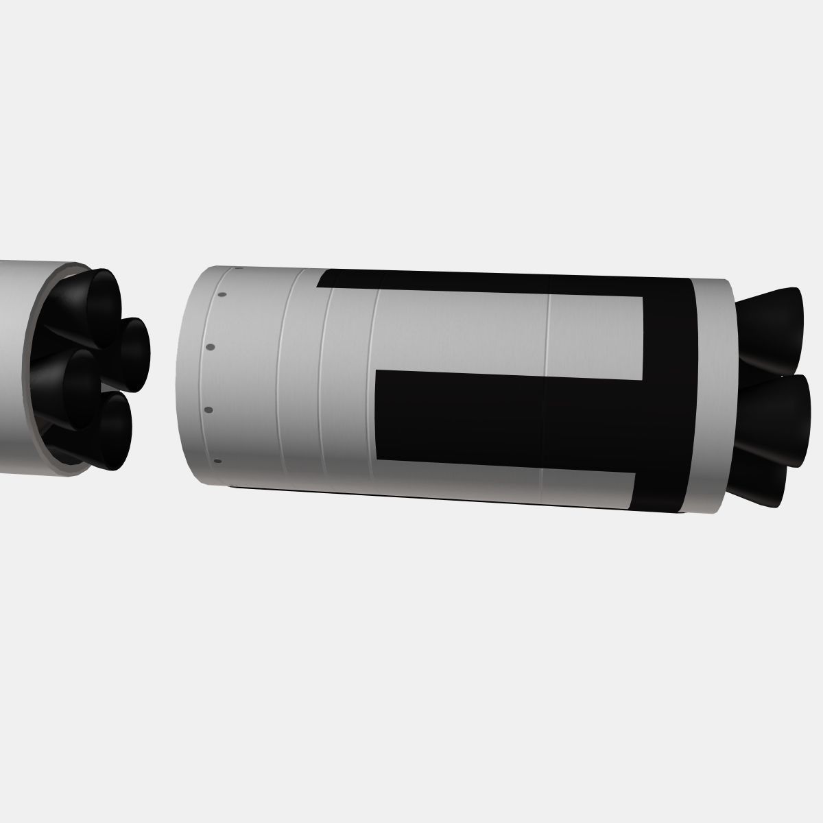 UGM-27 Polaris A1 Ballistic Missile 3D model_6