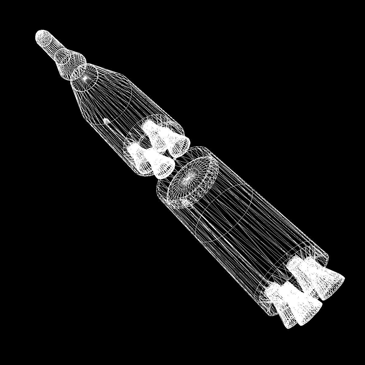 UGM-27 Polaris A1 Ballistic Missile 3D model_20