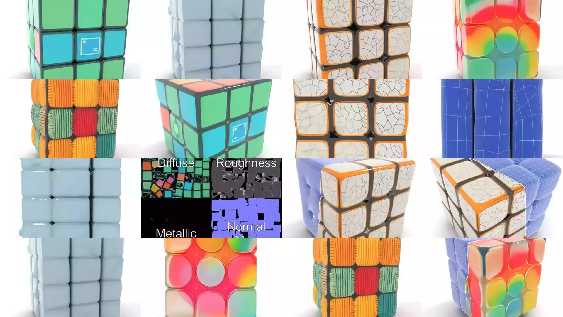 Exquisite Rubiks Cubes Collection Texture_42