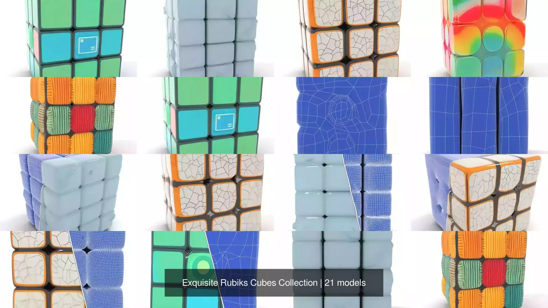 Exquisite Rubiks Cubes Collection Texture_43