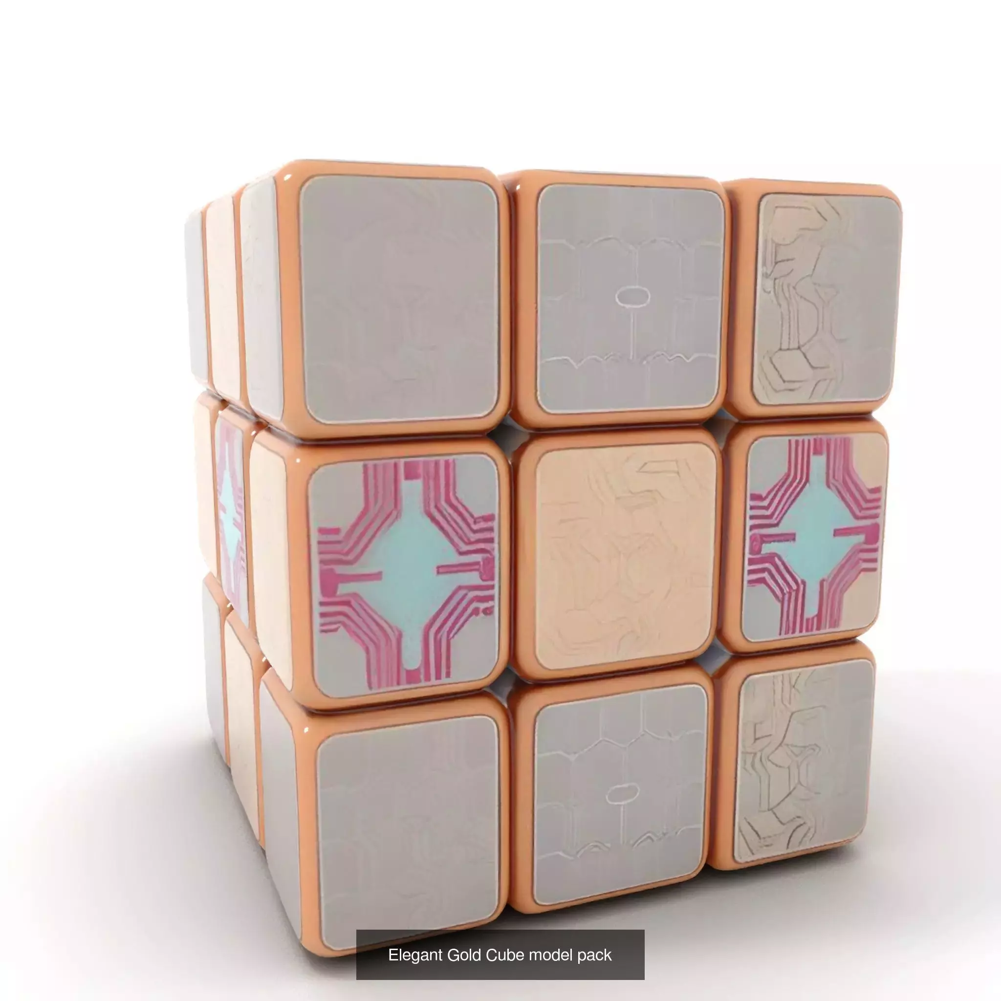 Exquisite Rubiks Cubes Collection Texture_45