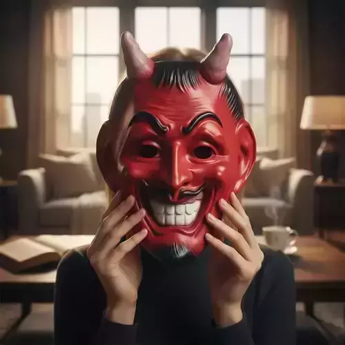 Devil mask 3D print model Devil mask 3D print model