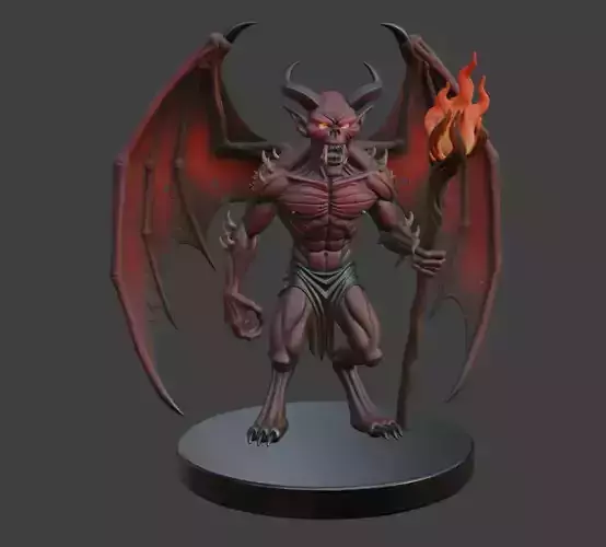 Halloween Demon 3D Model 3D print model