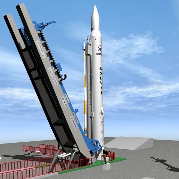 Naro Launch Pad 3D model_8