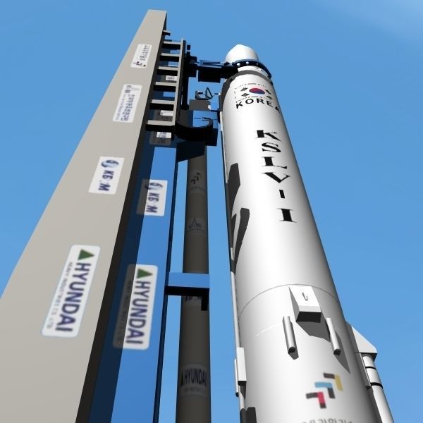 Naro Launch Pad 3D model_1