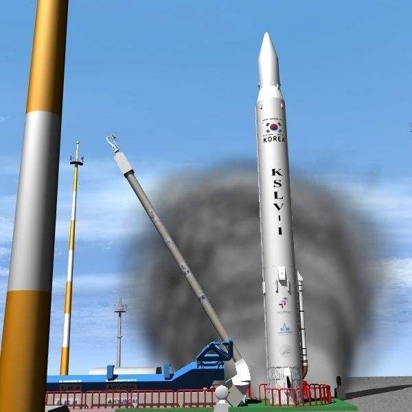 Naro Launch Pad 3D model_7