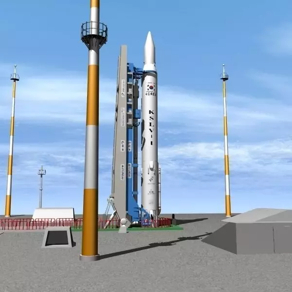Naro Launch Pad 3D model_0