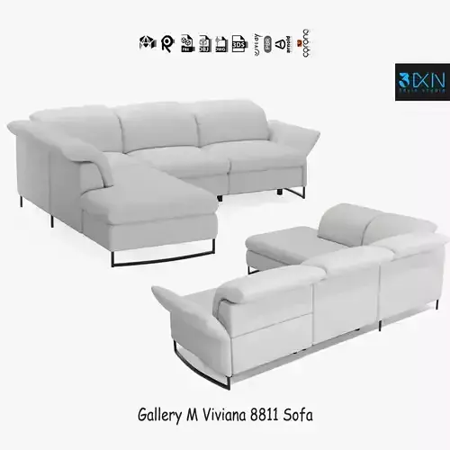 Gallery M Viviana 8811 Sofa
