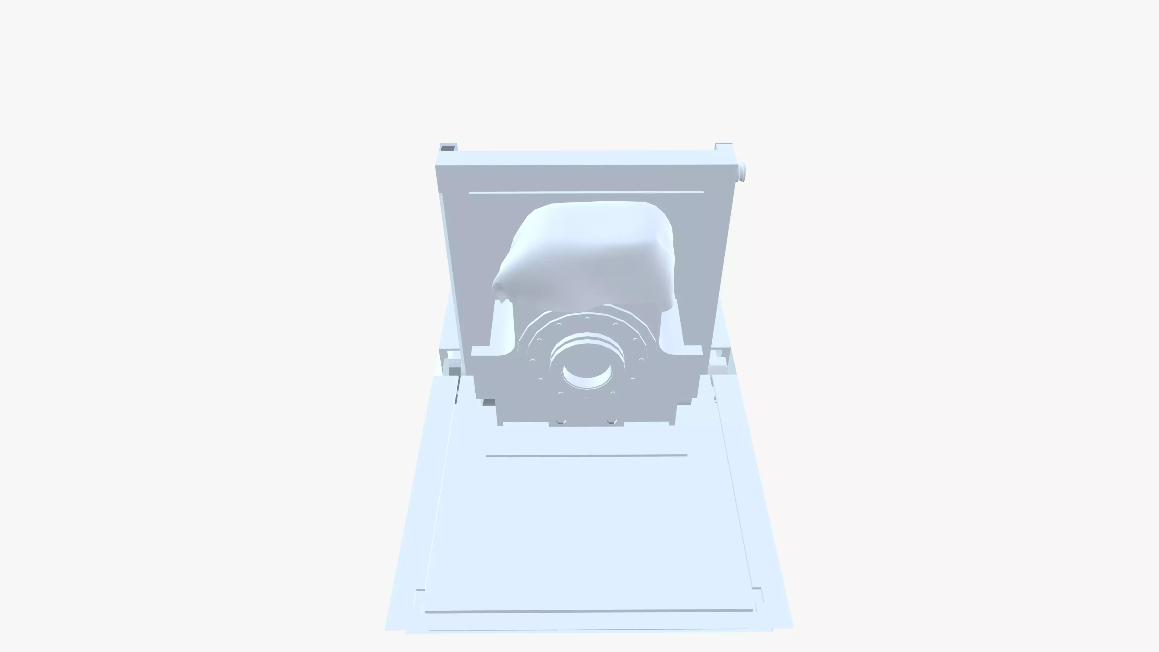 Bur Chock Tilter Low-poly 3D model_14