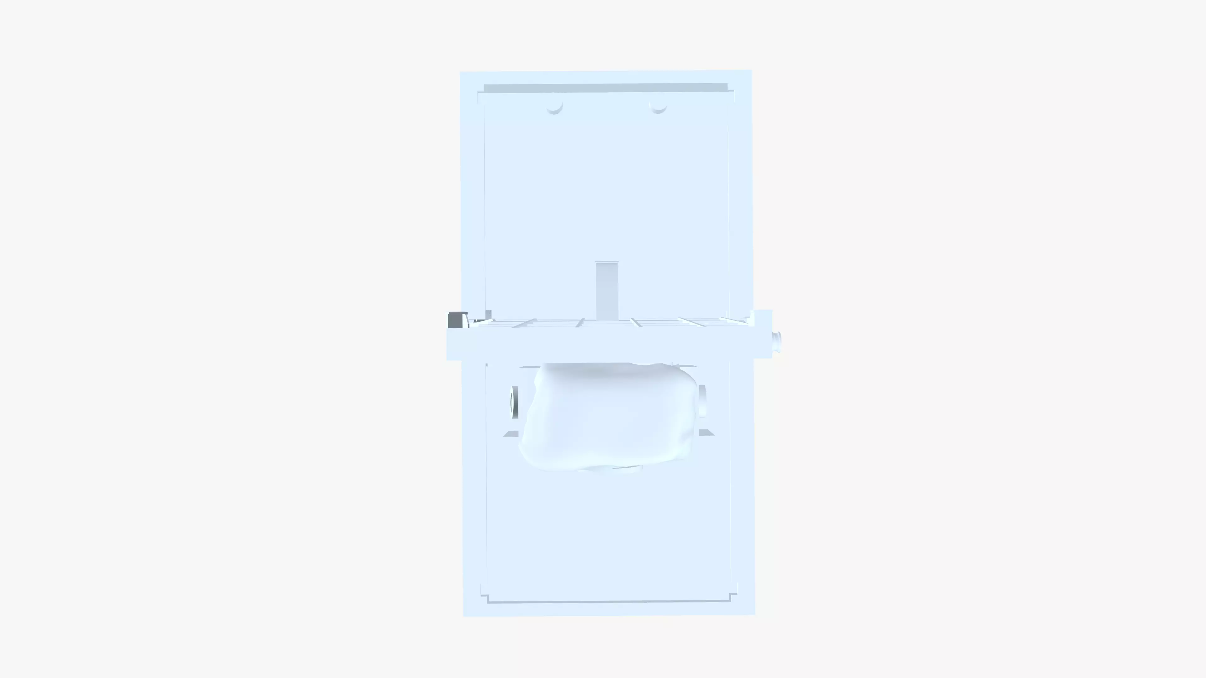 Bur Chock Tilter Low-poly 3D model_11