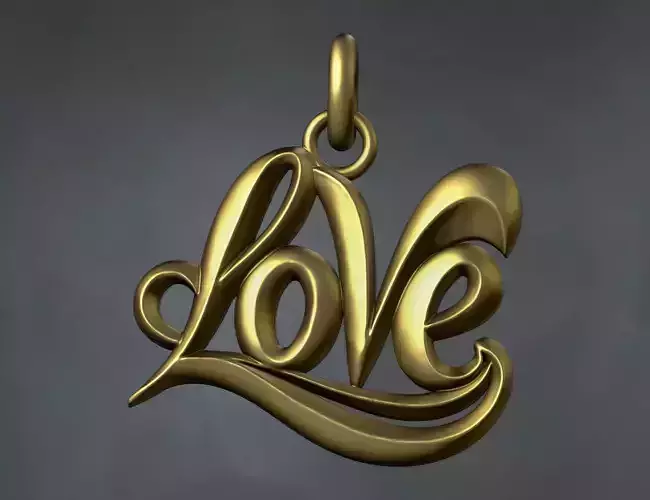 Love Pendant Jewelry