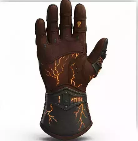 Haunted Jack O Lantern Gauntlet 3D Model Cursed Power Glove