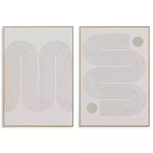 Abstract Painting Frame set