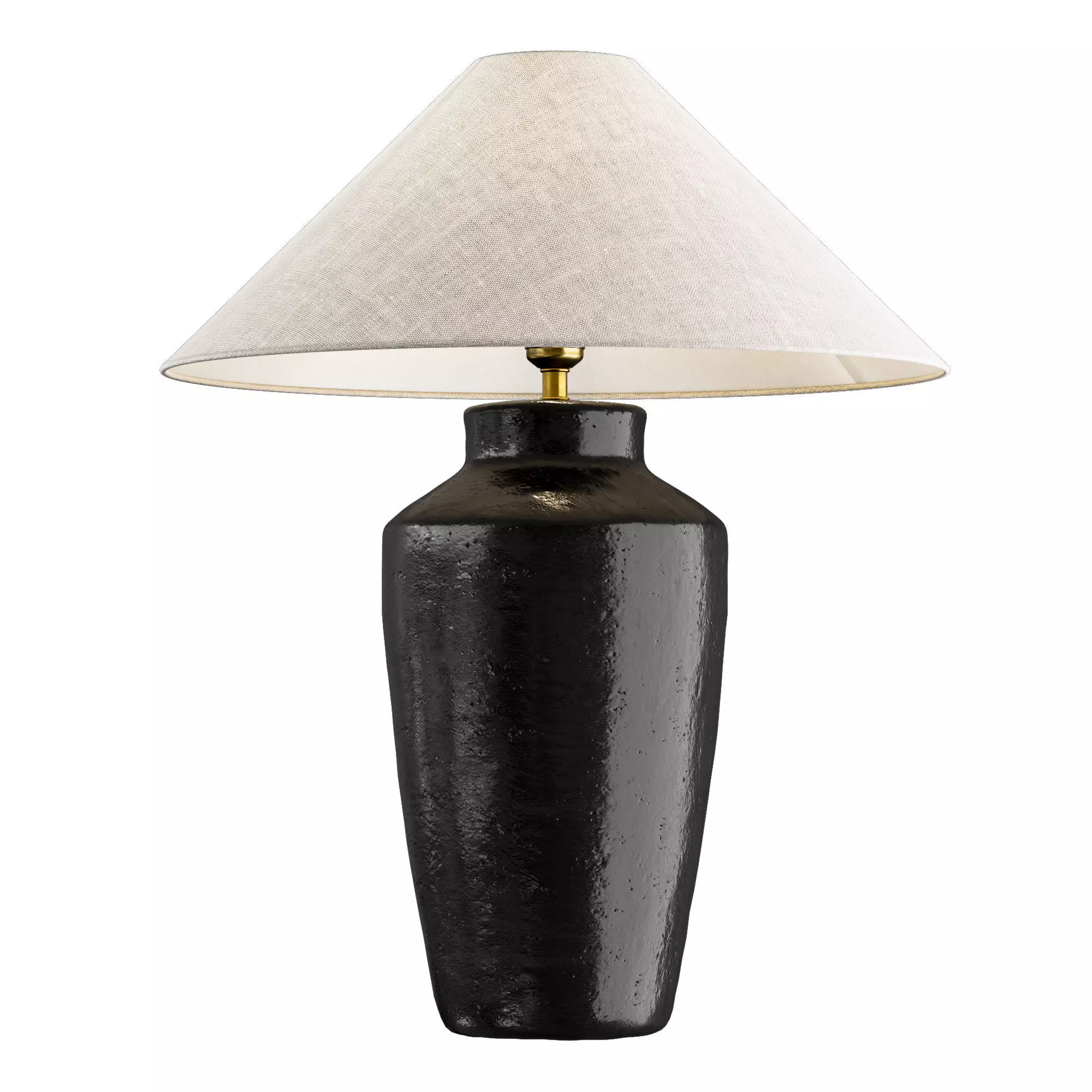 Zara Home Ceramic Table Lamp 3D model_0