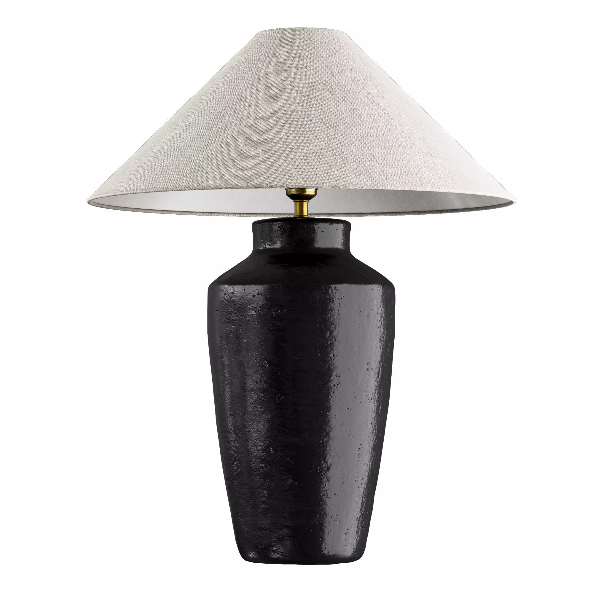 Zara Home Ceramic Table Lamp 3D model_3