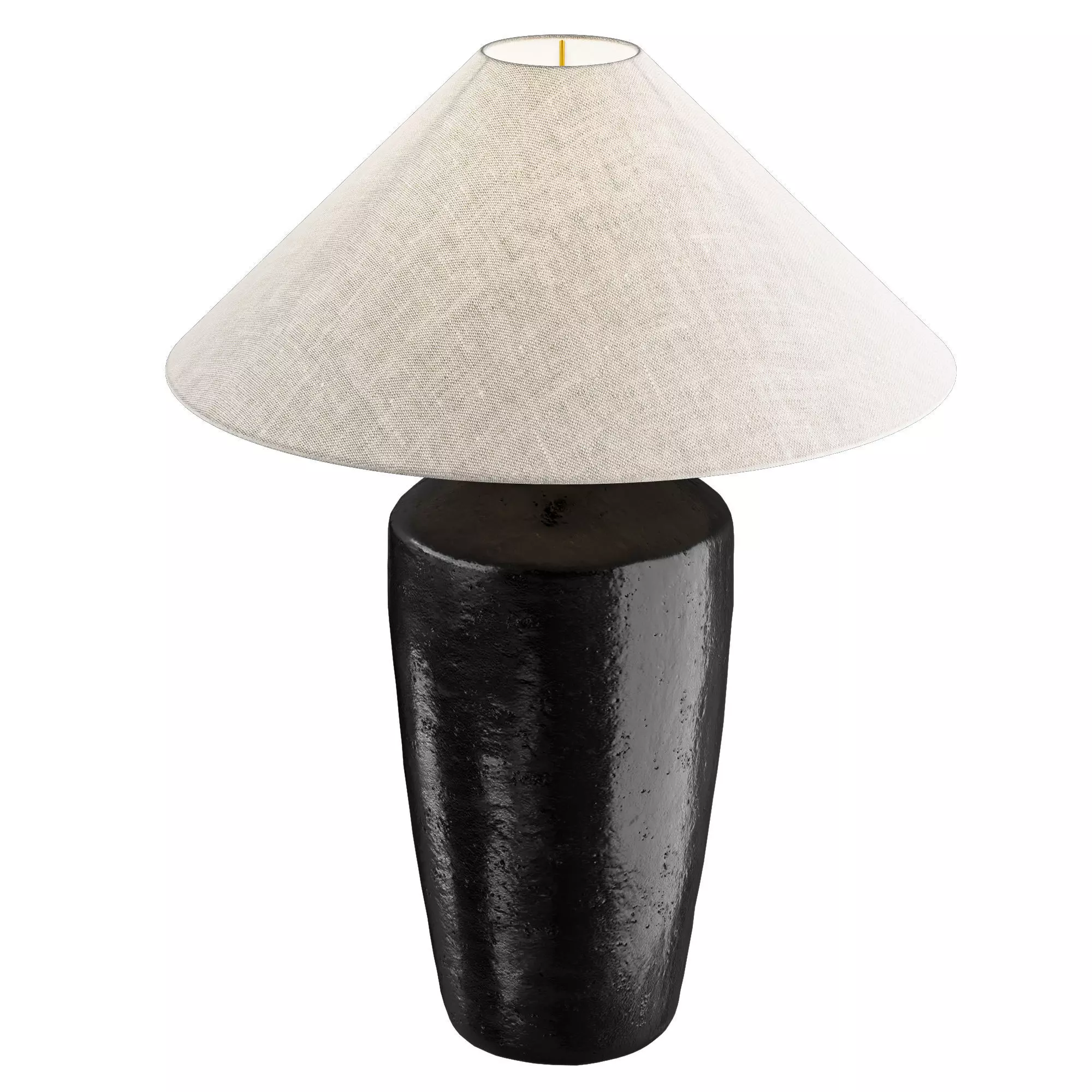 Zara Home Ceramic Table Lamp 3D model_1