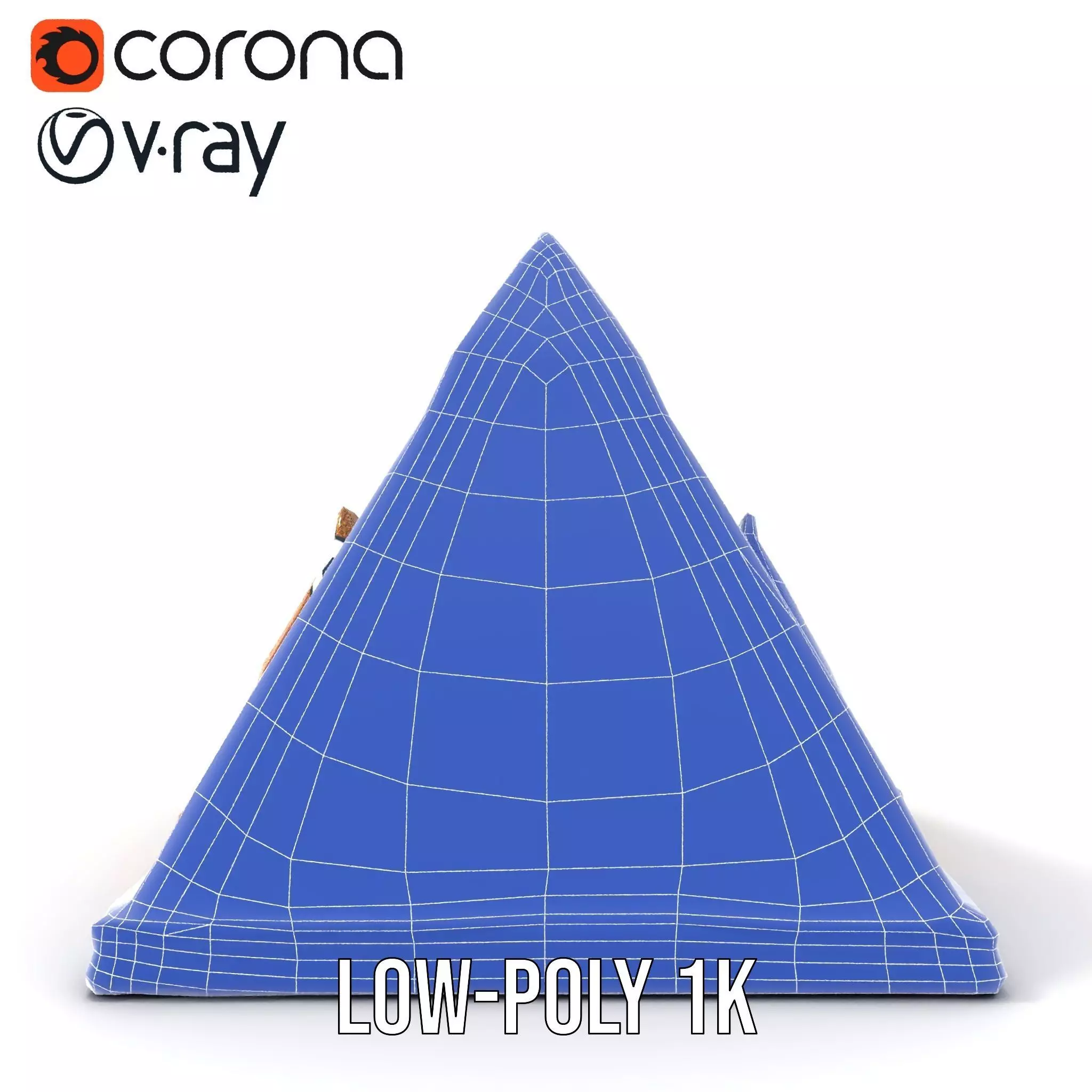 Ancient Pyramid Monument model pack Low-poly 3D model_29