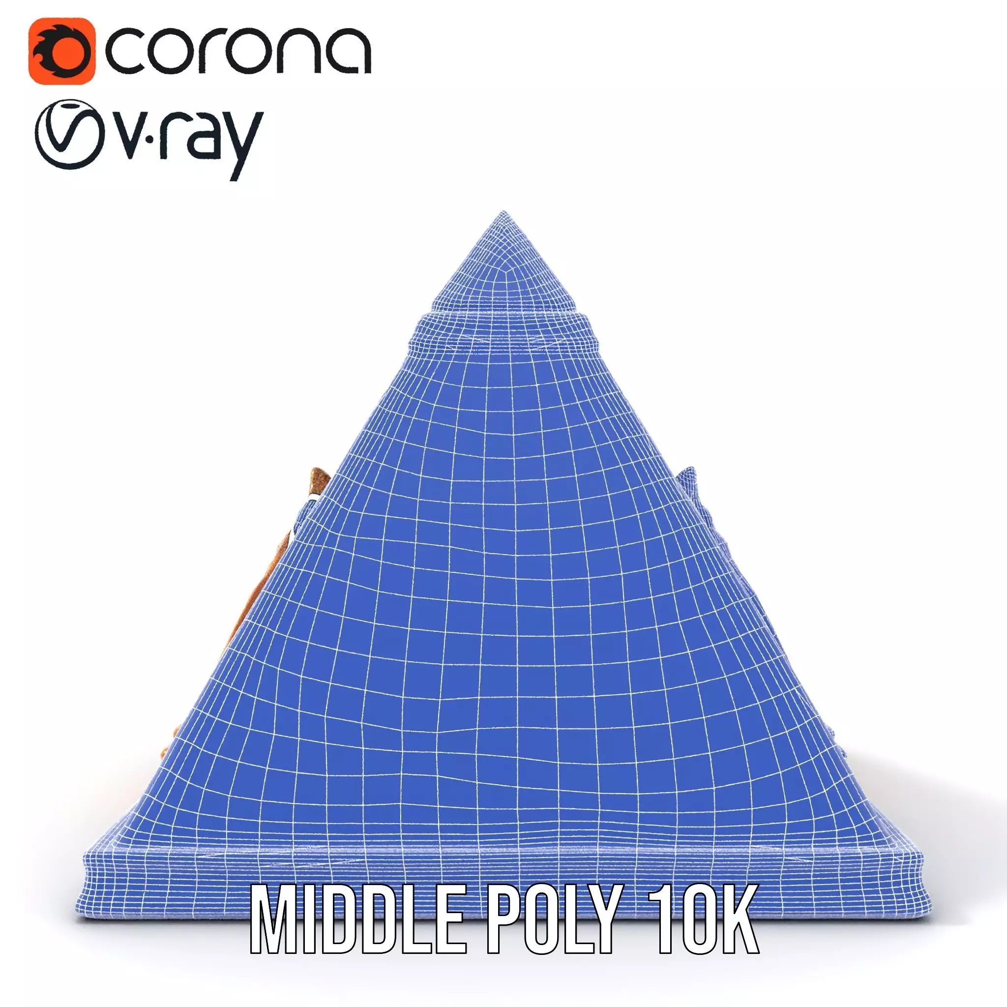 Ancient Pyramid Monument model pack Low-poly 3D model_26