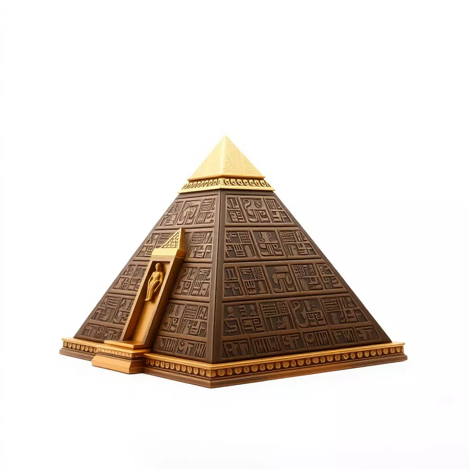 Ancient Pyramid Monument model pack Low-poly 3D model_3