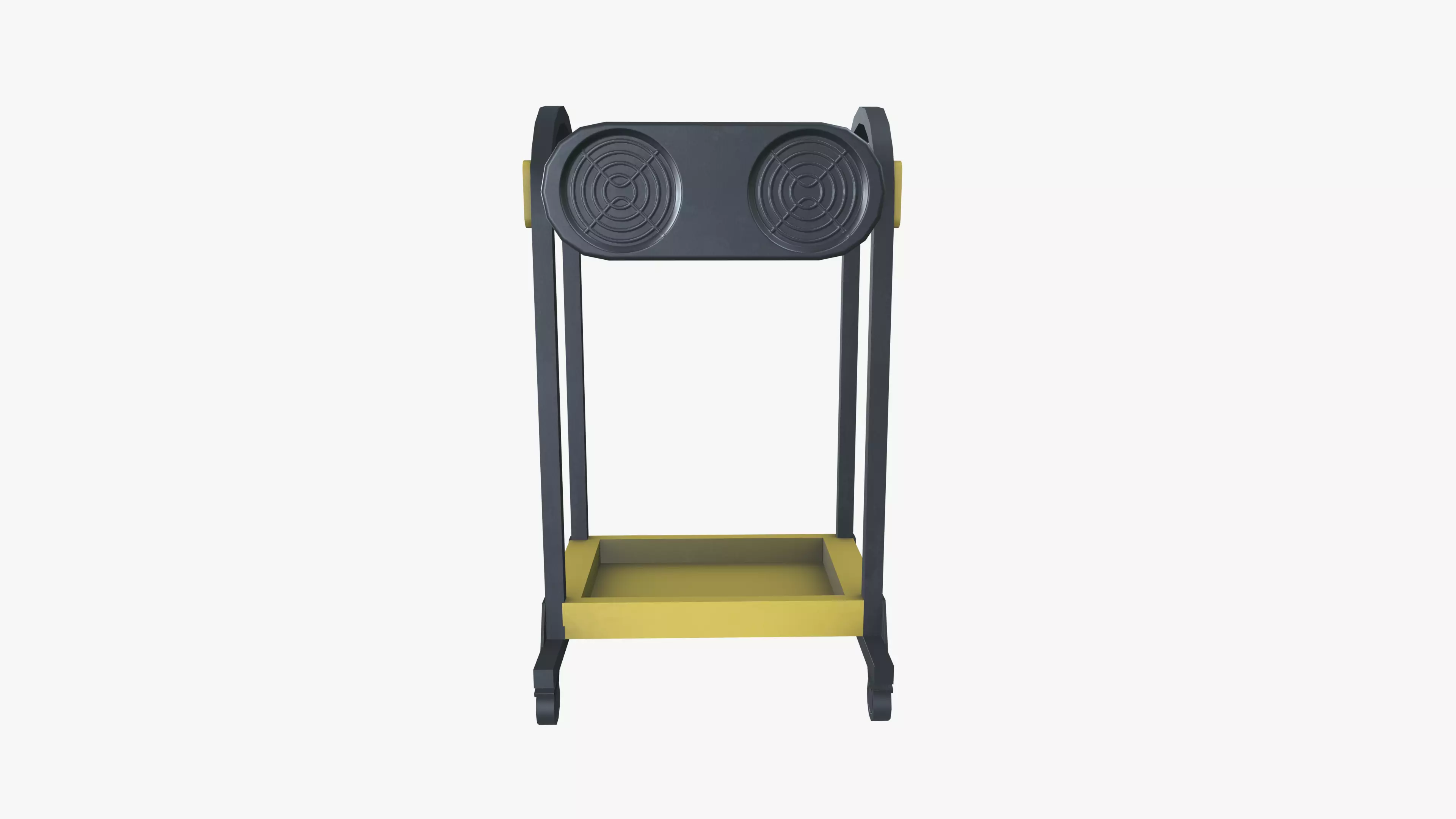 Multi Jet Fan Low-poly 3D model_9