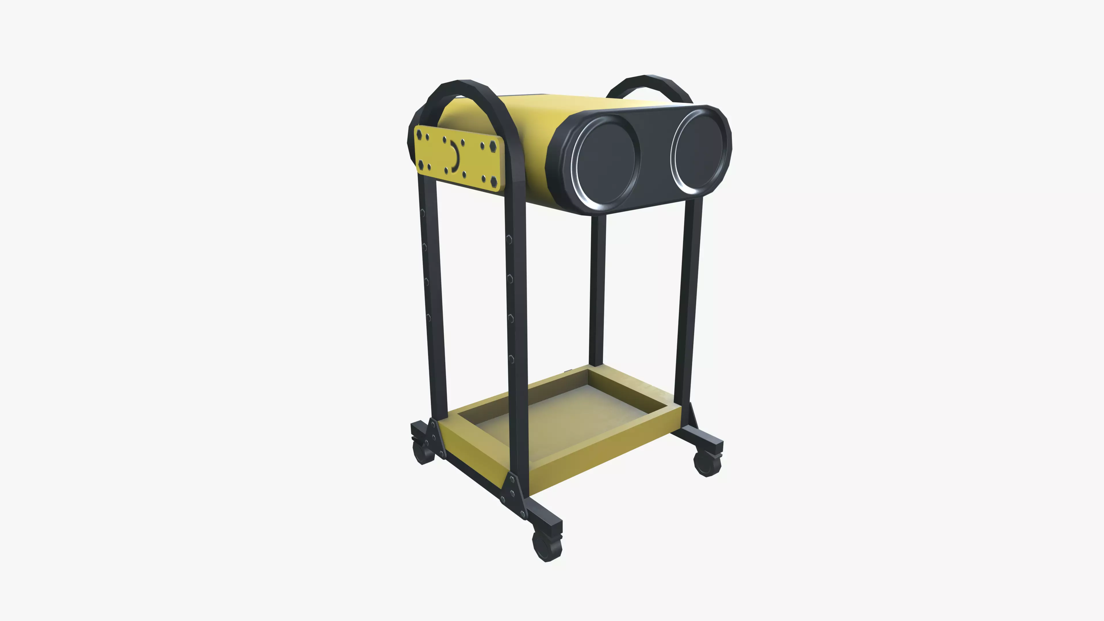 Multi Jet Fan Low-poly 3D model_8