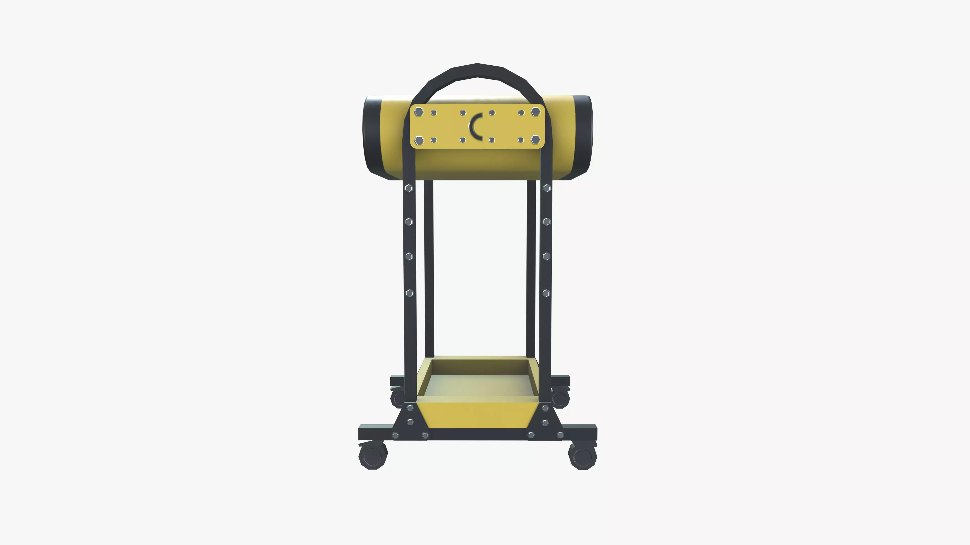 Multi Jet Fan Low-poly 3D model_10