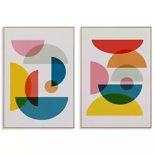 Abstract Painting Frame set