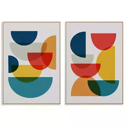 Abstract Painting Frame set