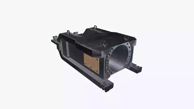 Bearing Chock Low-poly 3D model