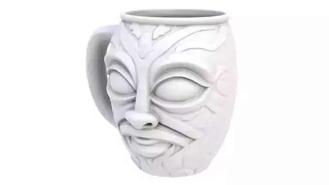 Abstract mug 3D model