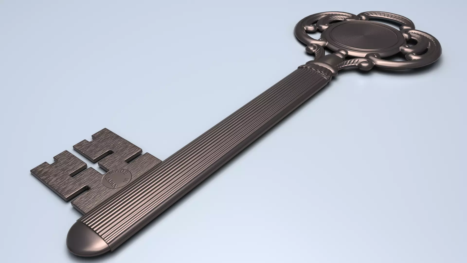 Antique Room Thermometer 3D model_39