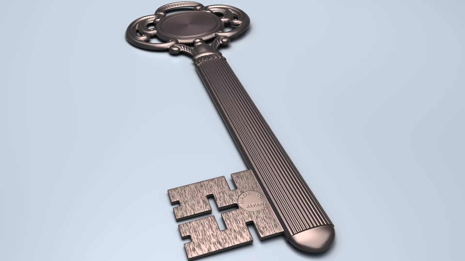 Antique Room Thermometer 3D model_33