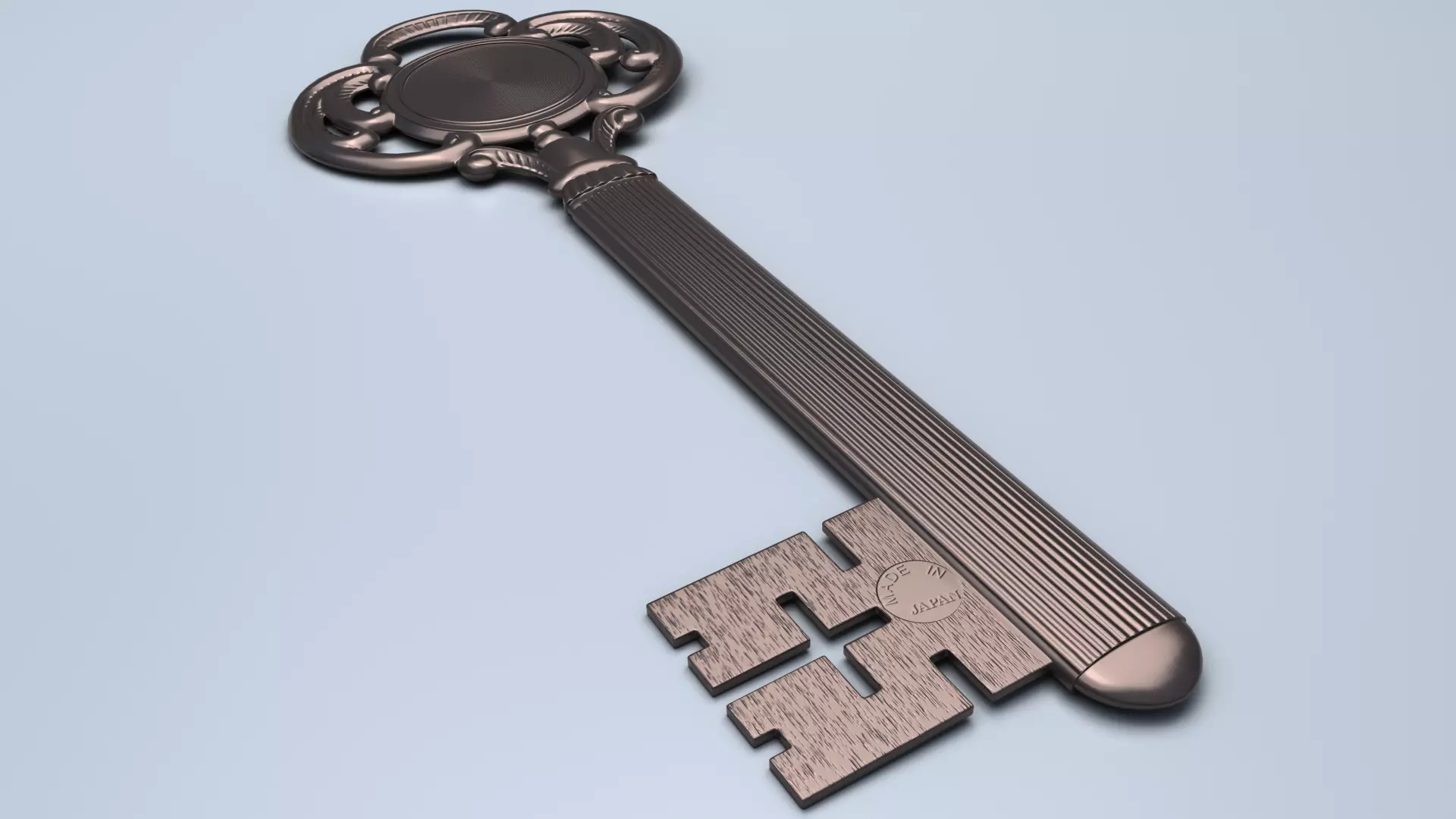 Antique Room Thermometer 3D model_32