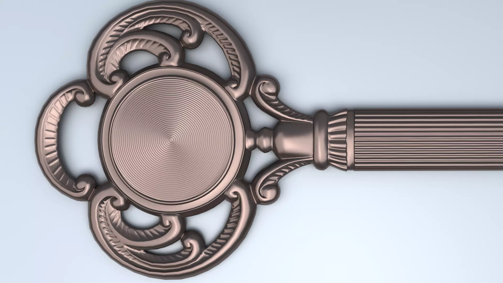 Antique Room Thermometer 3D model_42