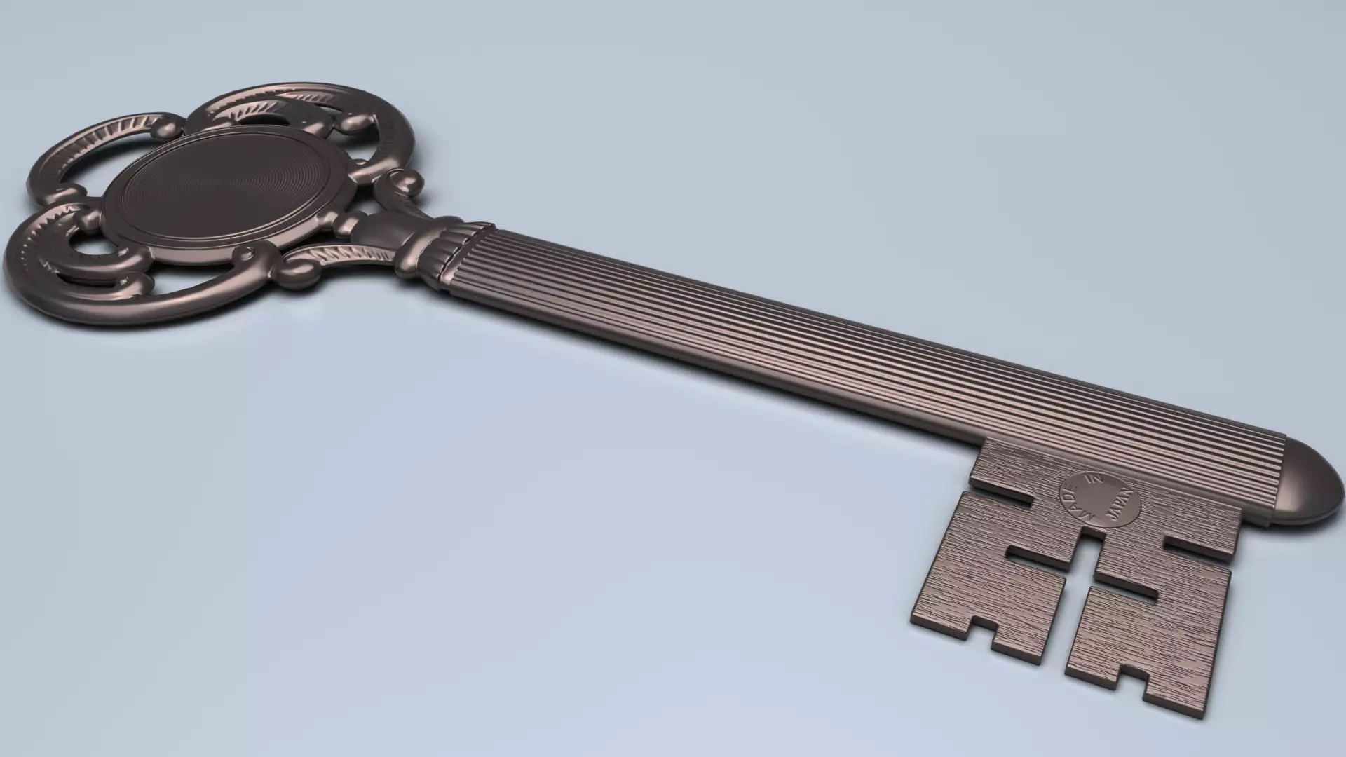 Antique Room Thermometer 3D model_28