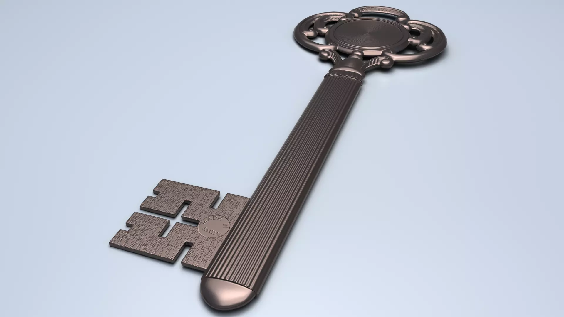 Antique Room Thermometer 3D model_37