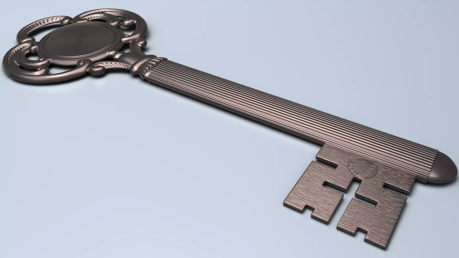 Antique Room Thermometer 3D model_29