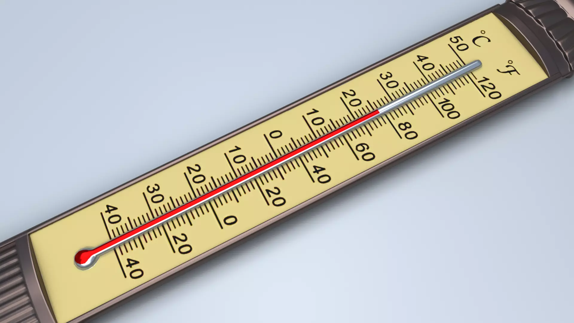 Antique Room Thermometer 3D model_53