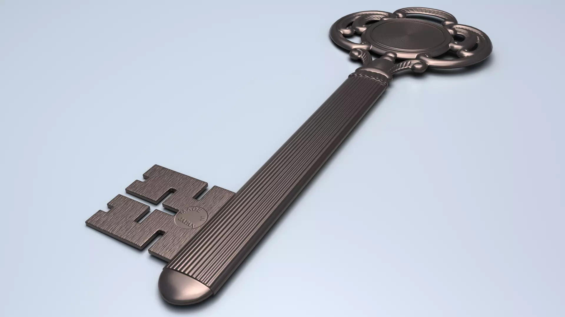 Antique Room Thermometer 3D model_38