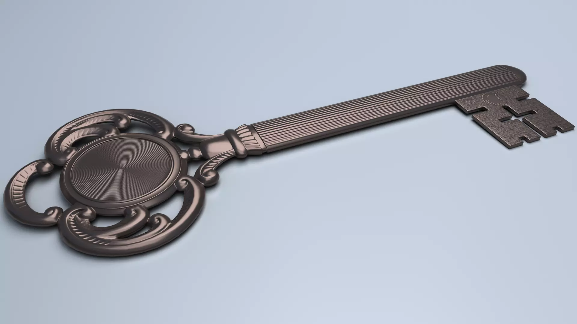 Antique Room Thermometer 3D model_23