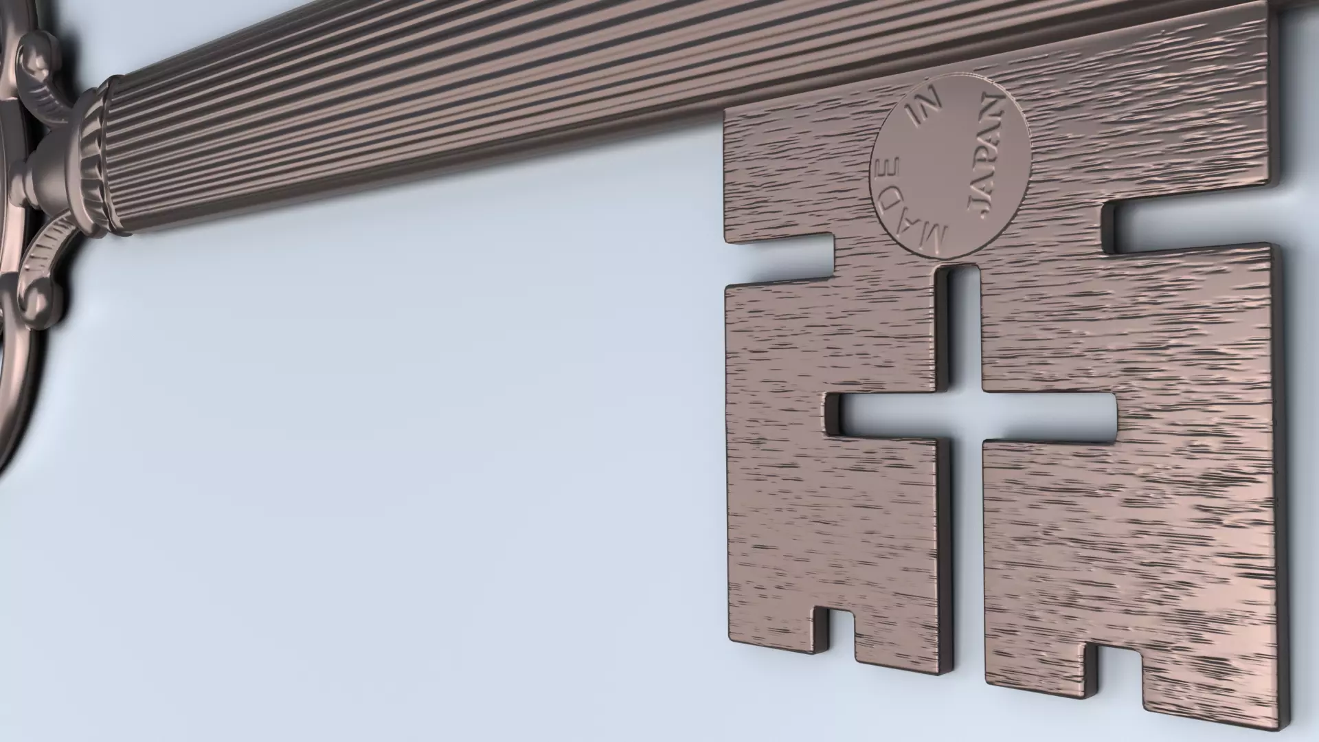 Antique Room Thermometer 3D model_45