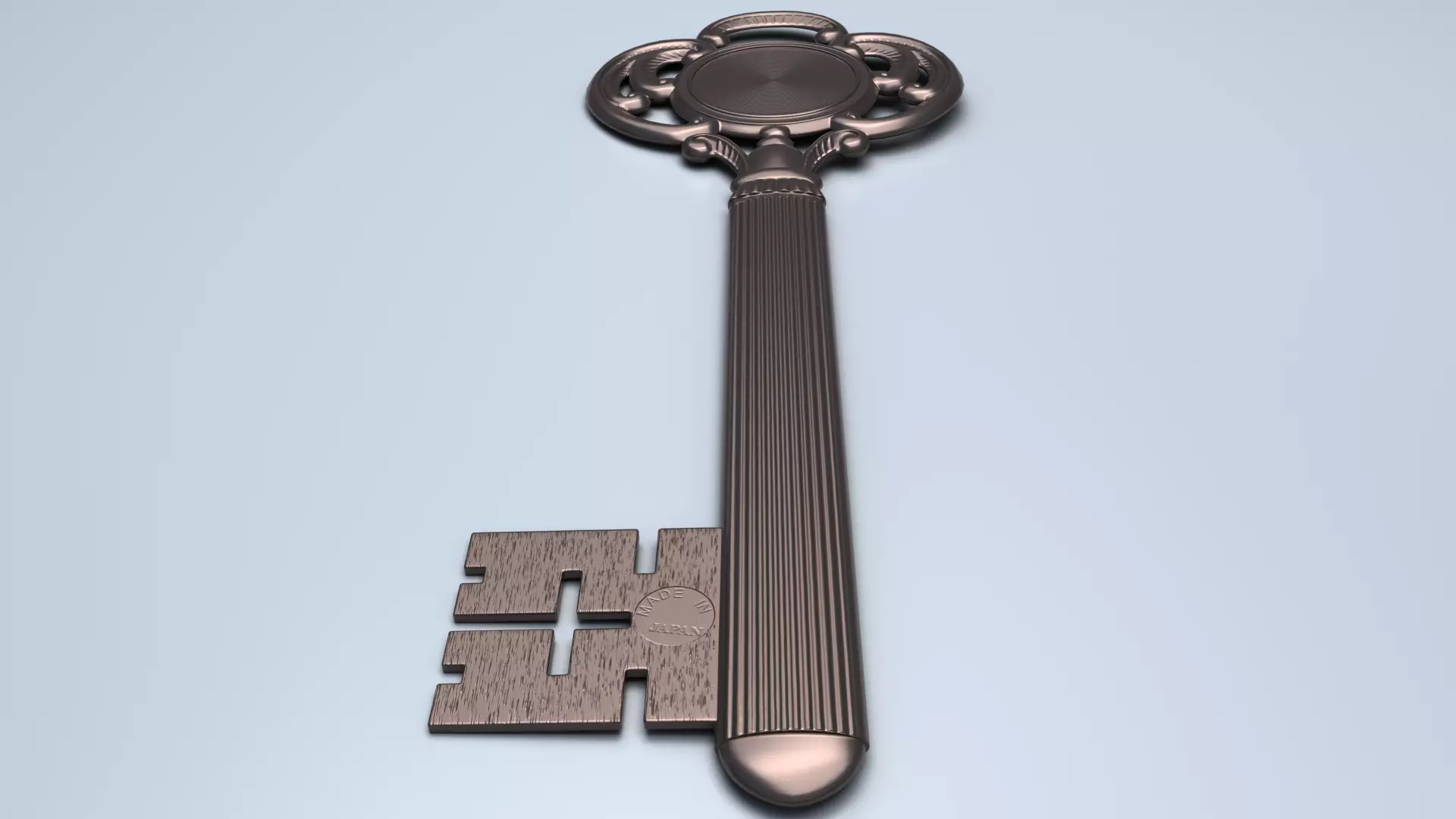 Antique Room Thermometer 3D model_35