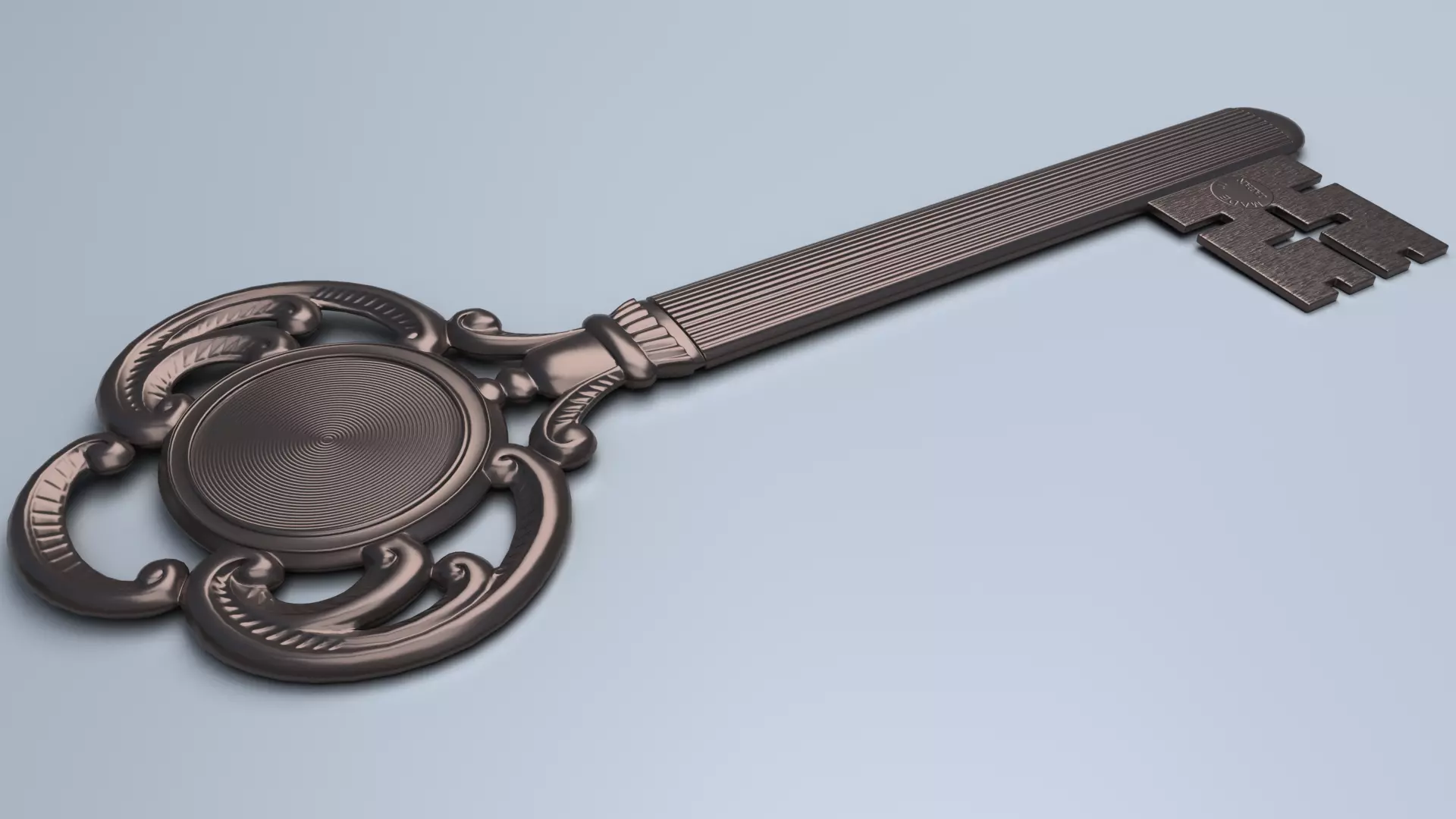 Antique Room Thermometer 3D model_22