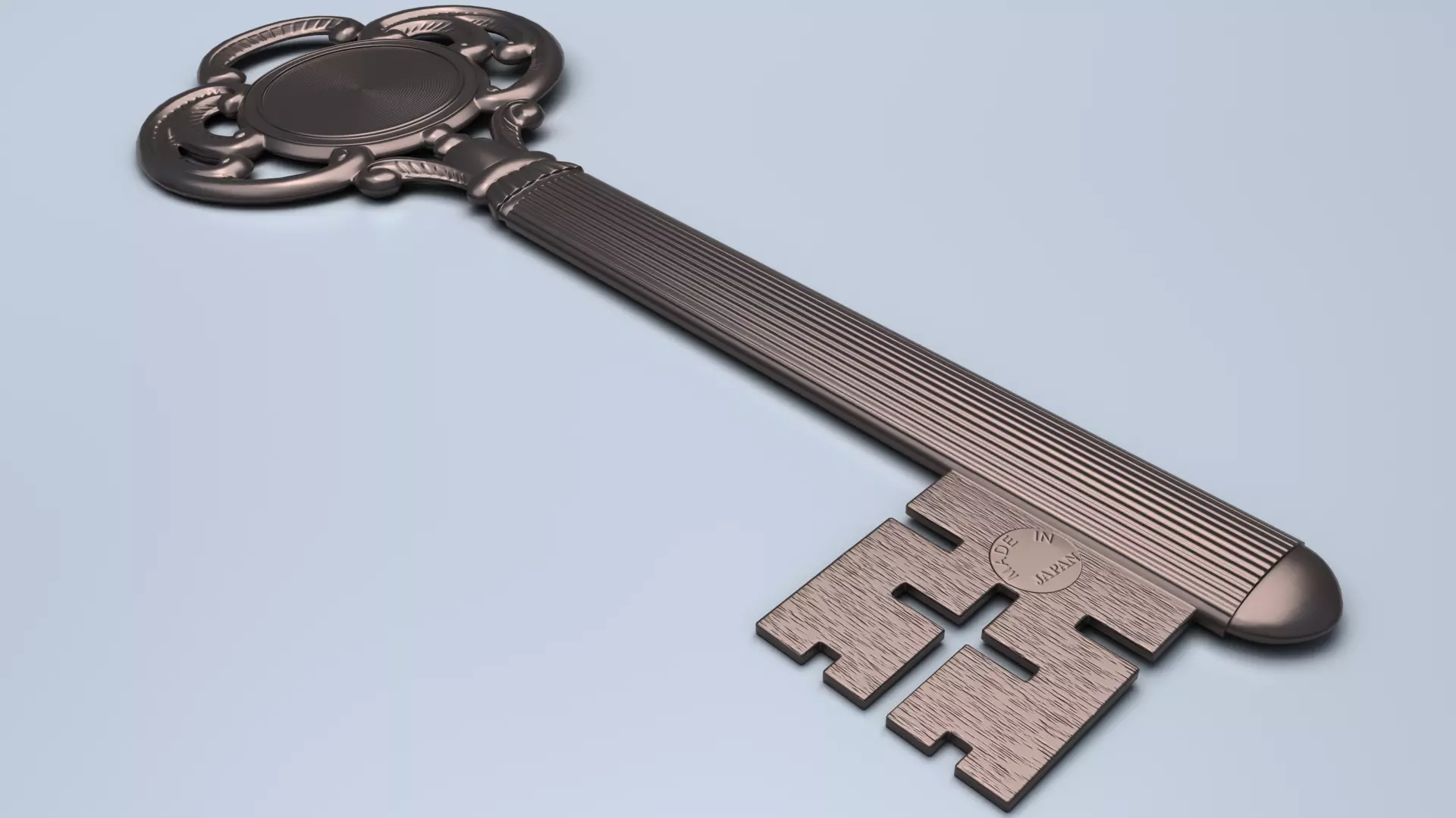 Antique Room Thermometer 3D model_31