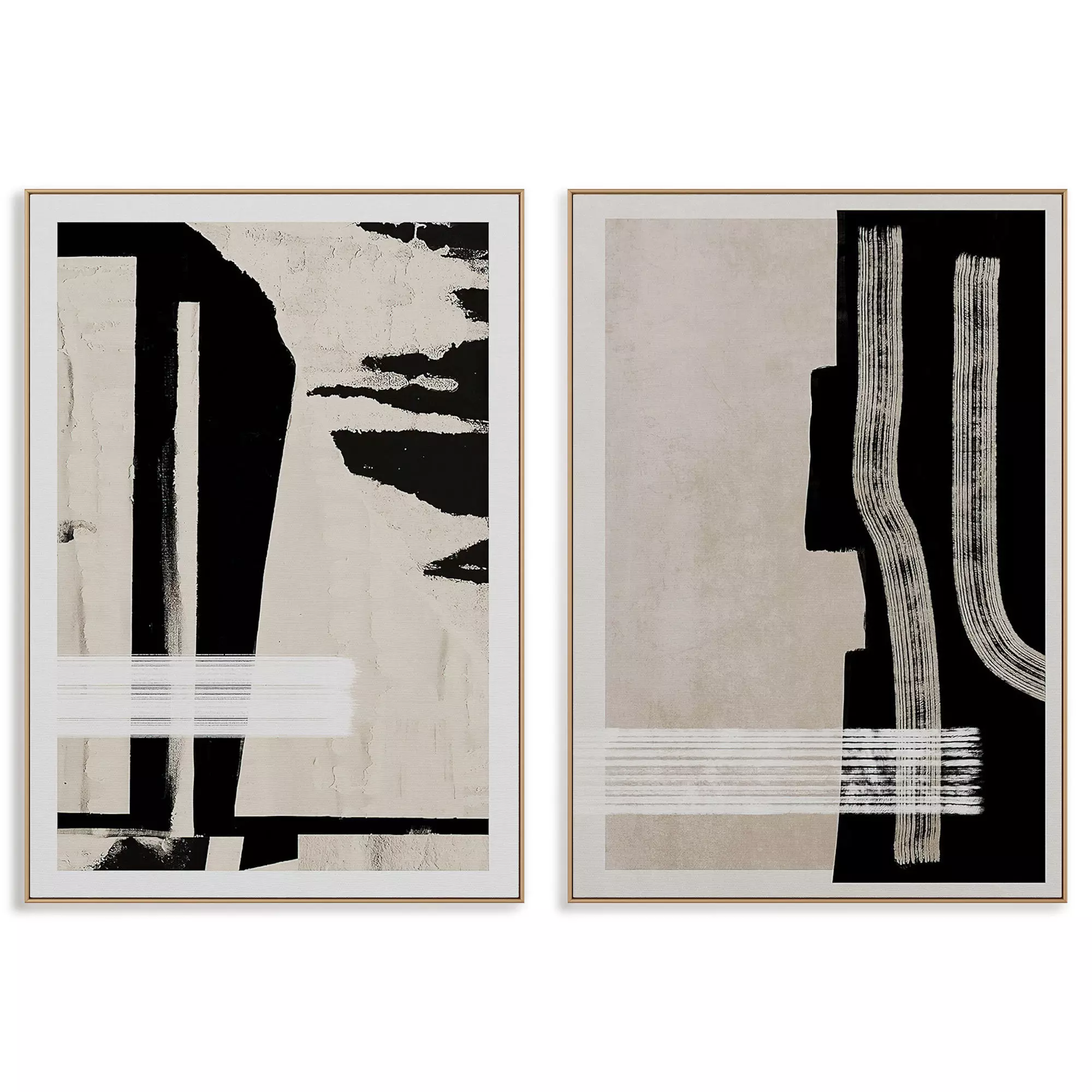 Abstract Painting Frame set 3D model_0