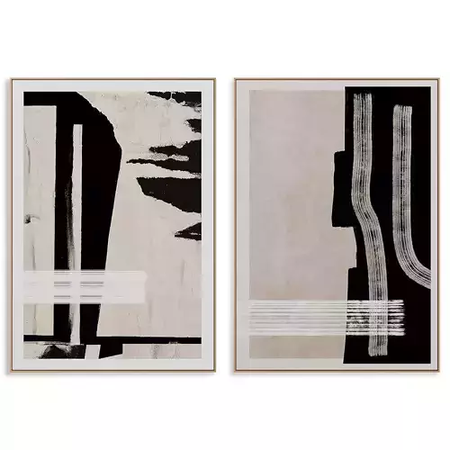 Abstract Painting Frame set