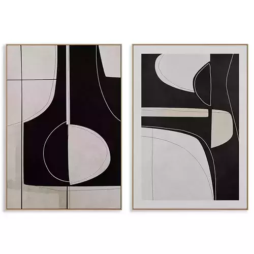 Abstract Painting Frame set