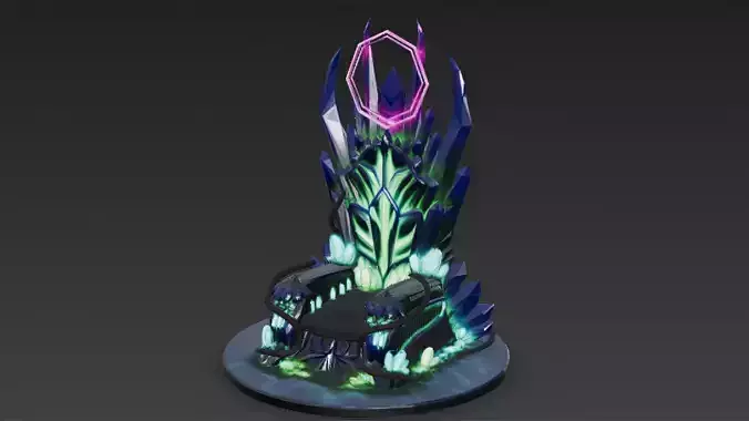 Cartoon Dark Crystal Throne