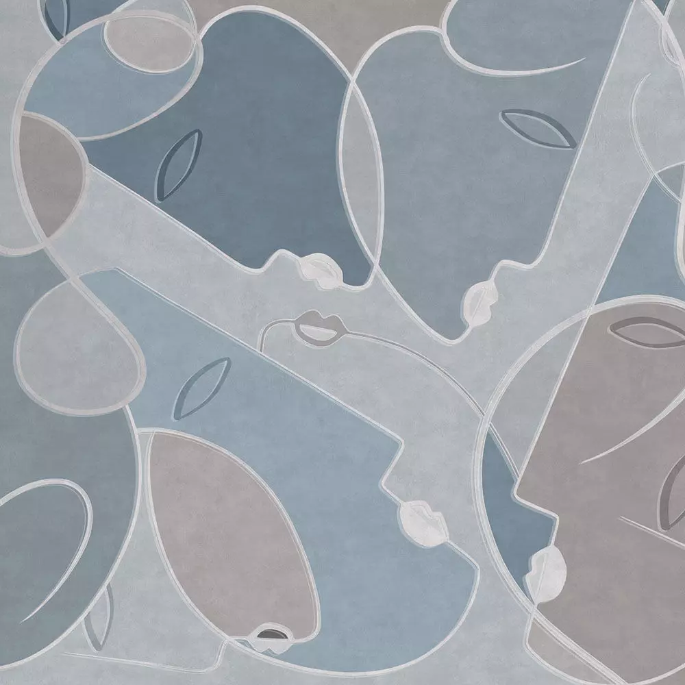 Abstract Faces Collage  Texture_5