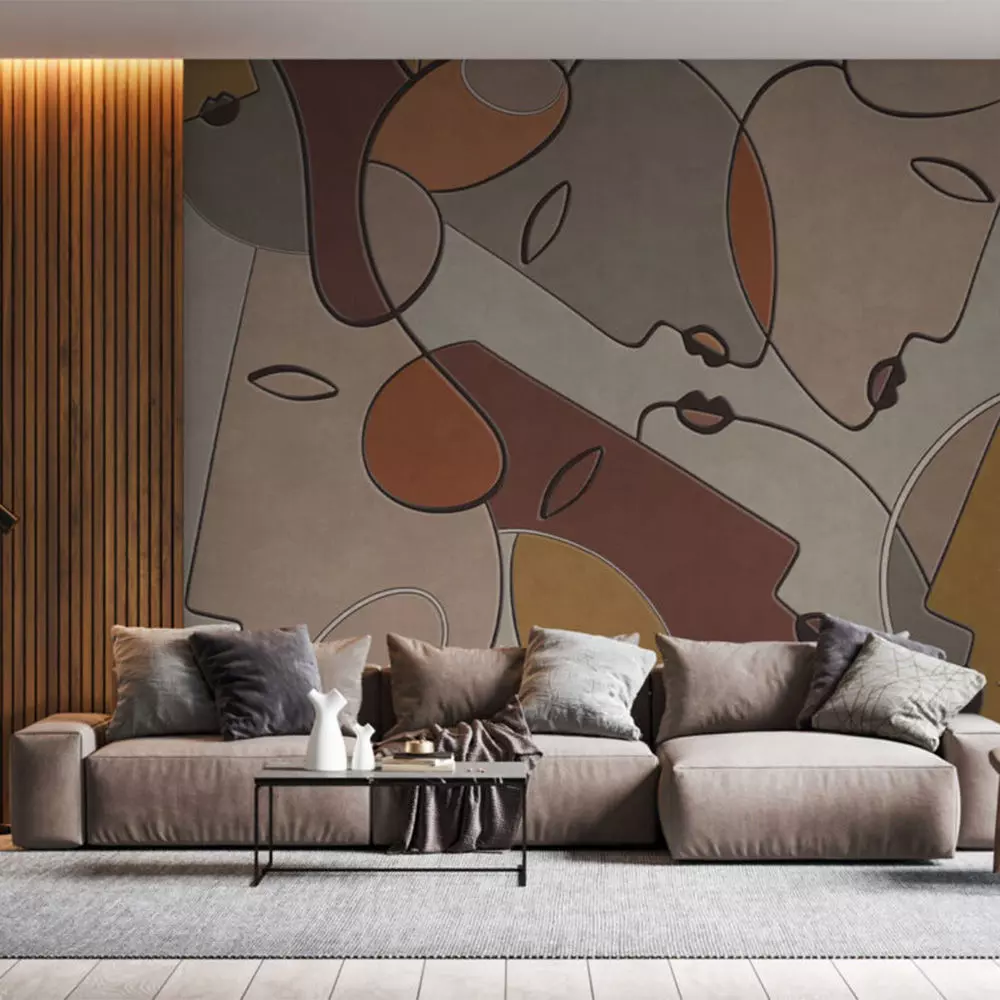 Abstract Faces Collage  Texture_0